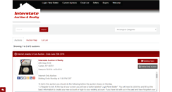 Desktop Screenshot of interstateauctionrealty.com